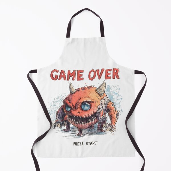Item preview, Game Over Monster — Cartoon Gaming Creature Art designed and sold by SoulenCify.