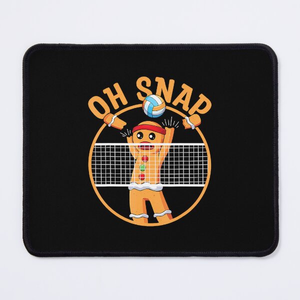 Item preview, Christmas Volleyball Gingerbread Man Blocker Oh Snap designed and sold by LavetaCatherine.
