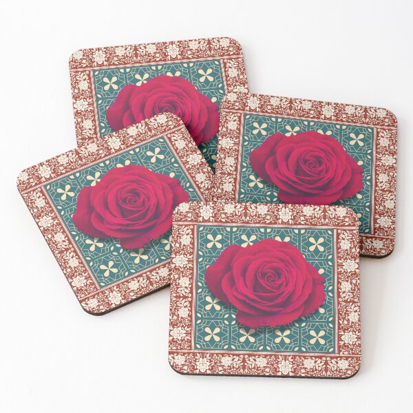 Item preview, Vintage Velvet Rose Art   designed and sold by Pink Space Studio.