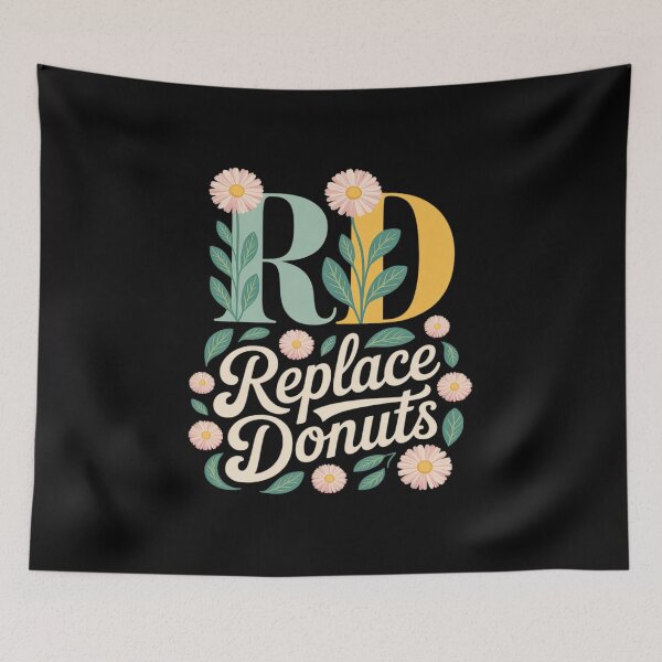Item preview, RD Replace Donuts Nutritionist Registered Dietitian designed and sold by BubblePancake.