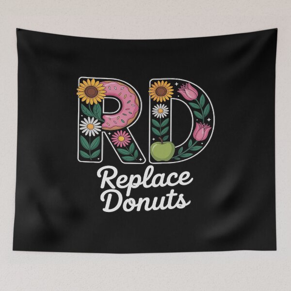 Item preview, RD Replace Donuts Registered Dietitian designed and sold by BubblePancake.