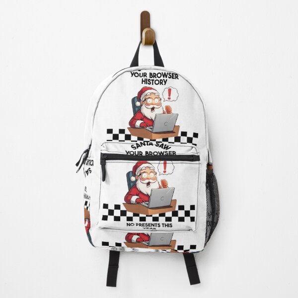 Item preview, Santa Saw Your Browser History • Funny Tech Christmas designed and sold by EdGonMerch.