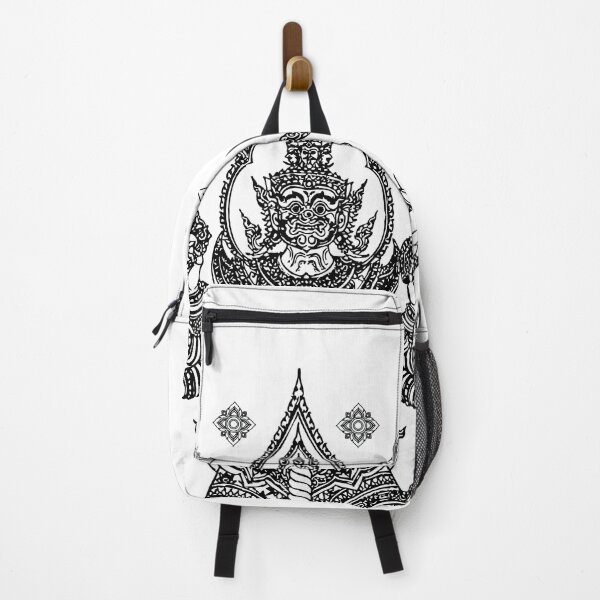 Item preview, Thai Mythical Guardian Line Art | Ancient Ink Illustration designed and sold by Bspaces.