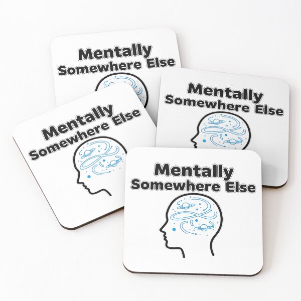 Item preview, Mentally Somewhere Else designed and sold by crazydotdesigns.