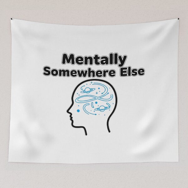 Item preview, Mentally Somewhere Else designed and sold by crazydotdesigns.