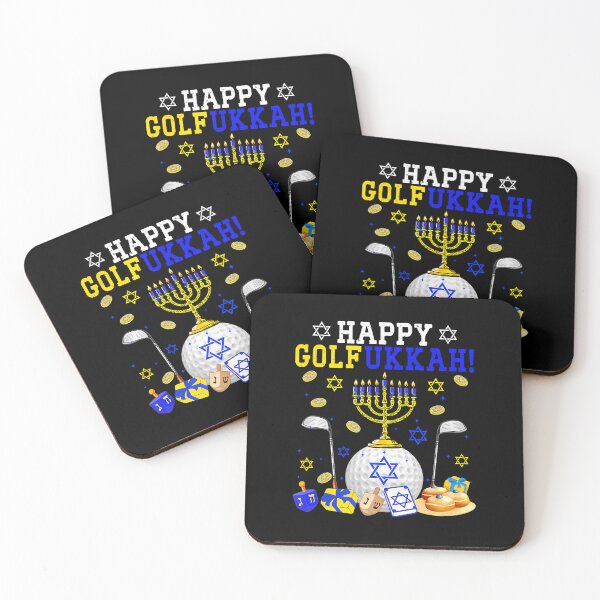 Item preview, Happy Golfukkah Golf Player Fan Hanukkah Menorah designed and sold by LavetaCatherine.