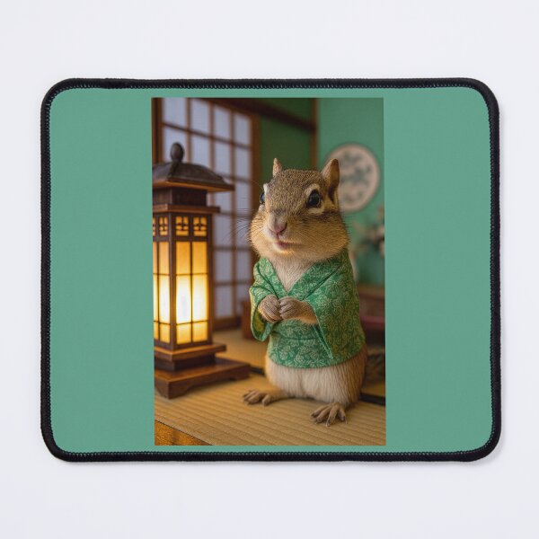 Item preview, Chipmunk in Tatami Room with Lantern designed and sold by Tridentulus.