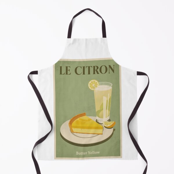 Item preview, Vintage French Lemon Tart - Le Citron Retro Poster designed and sold by ThePromptStudio.
