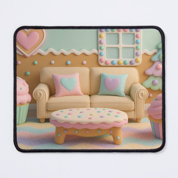 Item preview, Pastel Gingerbread Living Room Fantasy designed and sold by K3DreamKreation.