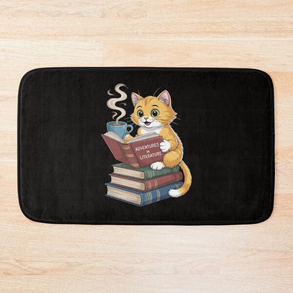 Item preview, Reading Cat - Book & Tea Lover Gift Short designed and sold by BubblePancake.