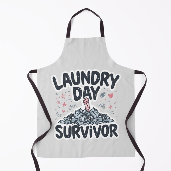 Item preview, Laundry Day Survivor – Humorous Everyday Quote for Real-Life Chaos designed and sold by Nordic Echo.