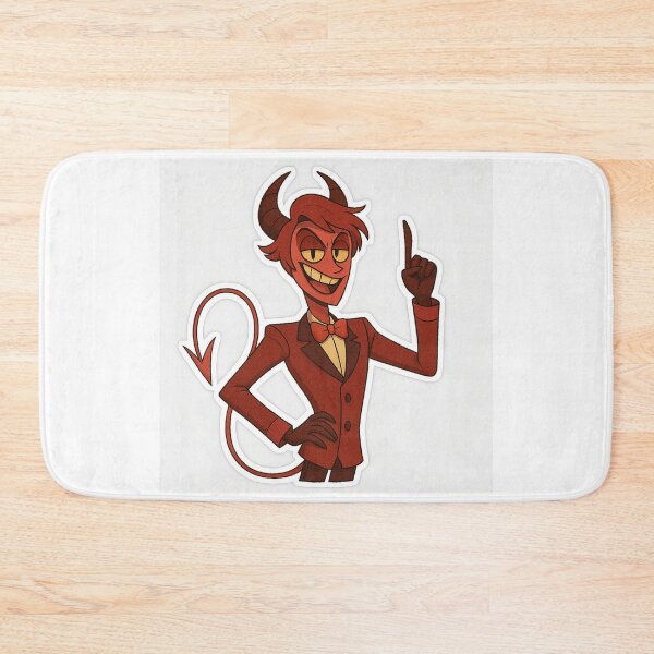 Item preview, Lucifer Devil Smile – Premium Red Demon Cartoon Sticker designed and sold by Gurjeetpixelart.