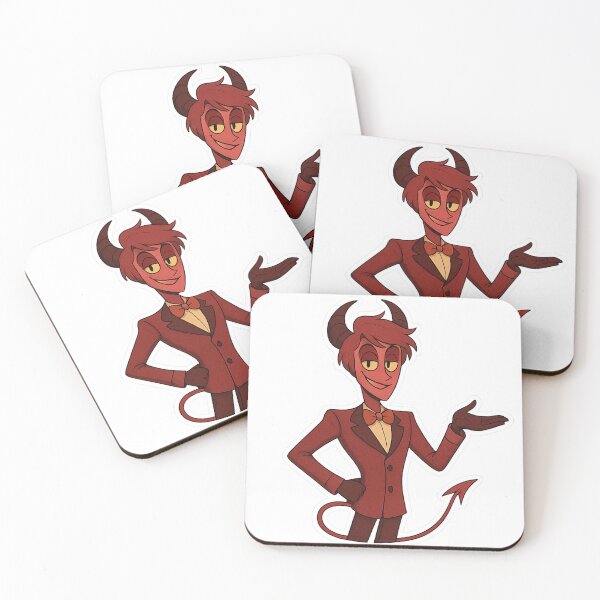 Item preview, Stylish Lucifer Demon – Elegant Red Devil Sticker Art designed and sold by Gurjeetpixelart.