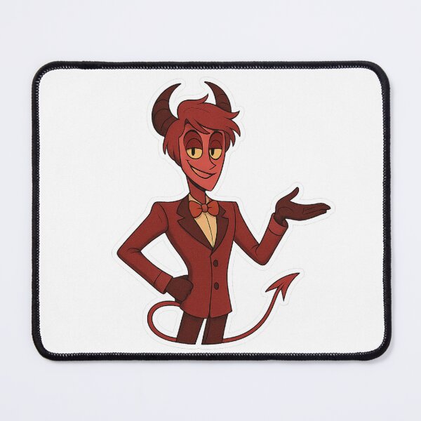 Item preview, Stylish Lucifer Demon – Elegant Red Devil Sticker Art designed and sold by Gurjeetpixelart.