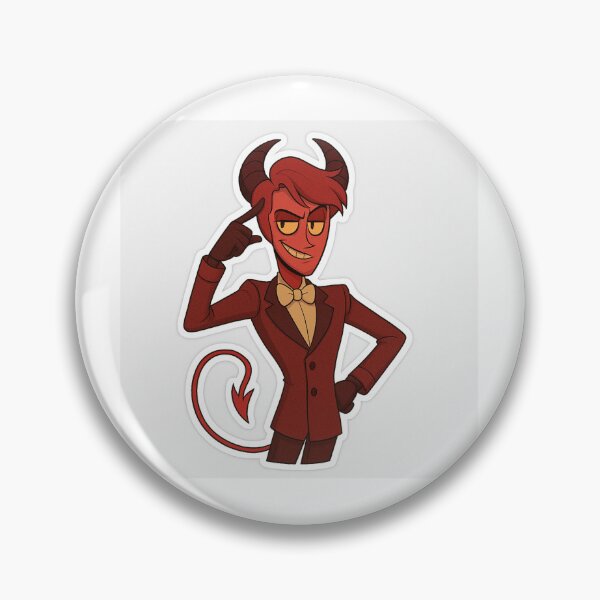Item preview, Thumbs Up Lucifer – Confident Devil Cartoon Sticker designed and sold by Gurjeetpixelart.