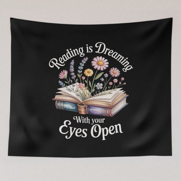 Item preview, Reading is Dreaming with Your Eyes Open designed and sold by BubblePancake.