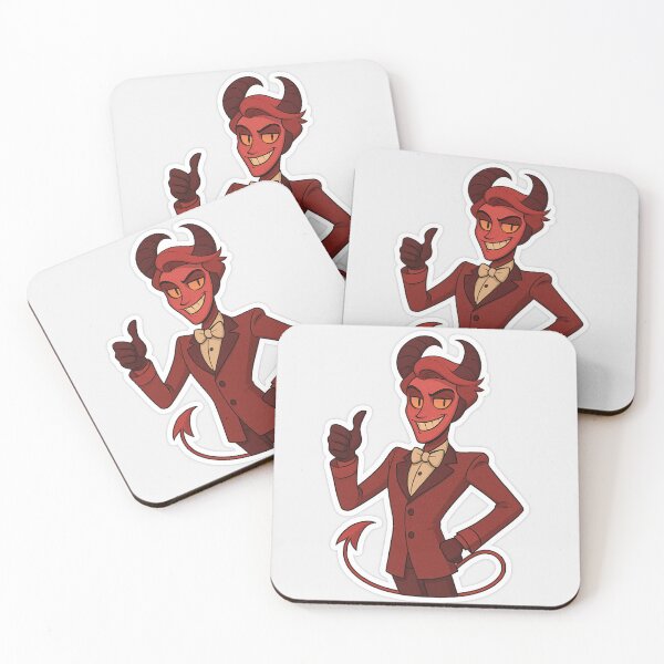 Item preview, Smart Lucifer Devil – Thinking Demon Cartoon Sticker designed and sold by Gurjeetpixelart.