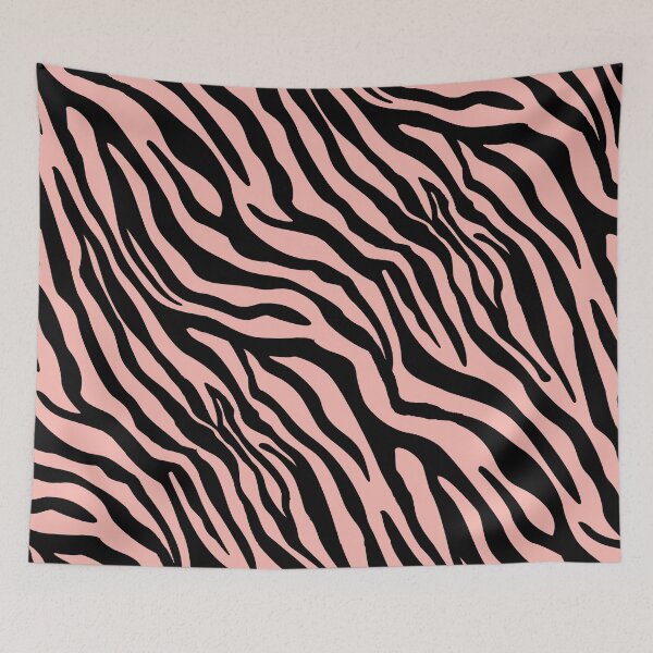 Artikelvorschau, Rosa Zebra-Druckmuster entworfen und verkauft von dk80.