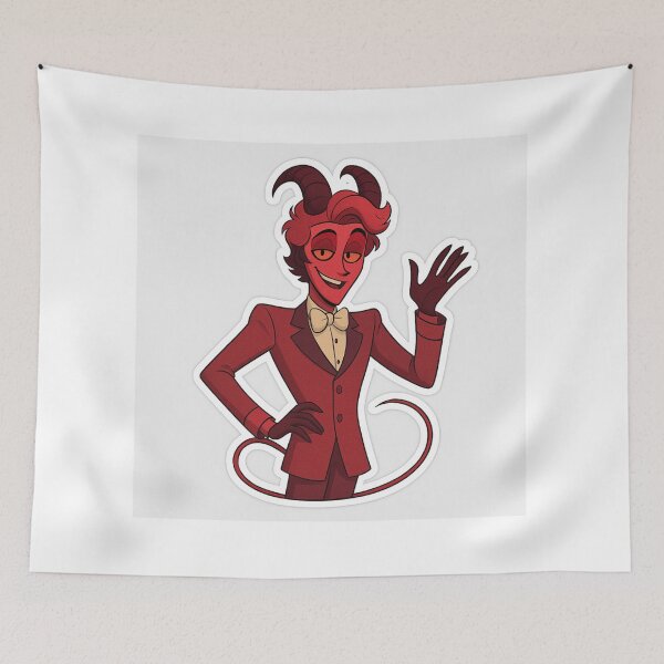 Item preview, Lucifer Devil Presentation Pose – Stylish Demon Sticker designed and sold by Gurjeetpixelart.