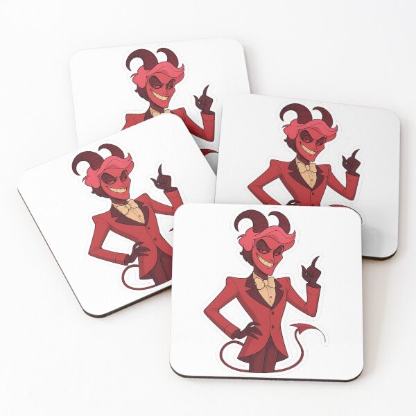 Item preview, Lucifer Devil Pointing Up – Powerful Demon Cartoon Sticker designed and sold by Gurjeetpixelart.