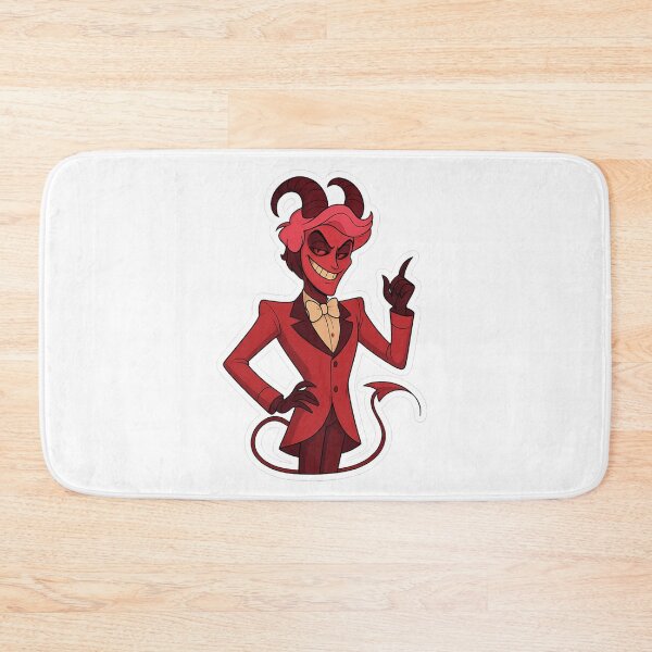 Item preview, Lucifer Devil Pointing Up – Powerful Demon Cartoon Sticker designed and sold by Gurjeetpixelart.