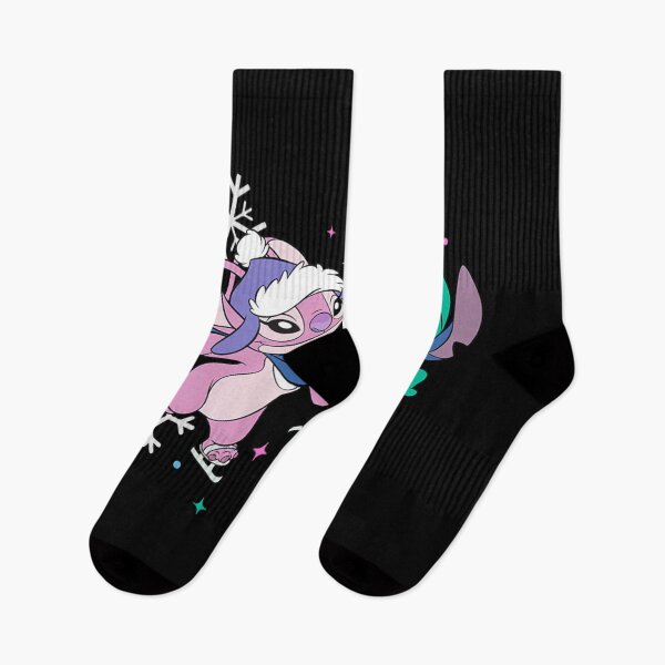 Item preview, Cute Pink And Blue Alien Couple Ice Skating Winter Date designed and sold by DeclaArie.