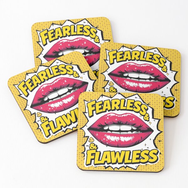 Item preview, Fearless and Flawless Red Lips Pop Art  designed and sold by Trueways.
