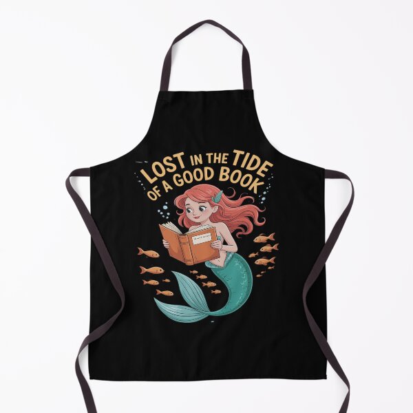 Item preview, Reading Mermaid Lost in the Tide of a Good Book Ocean designed and sold by NetoGalaxy.