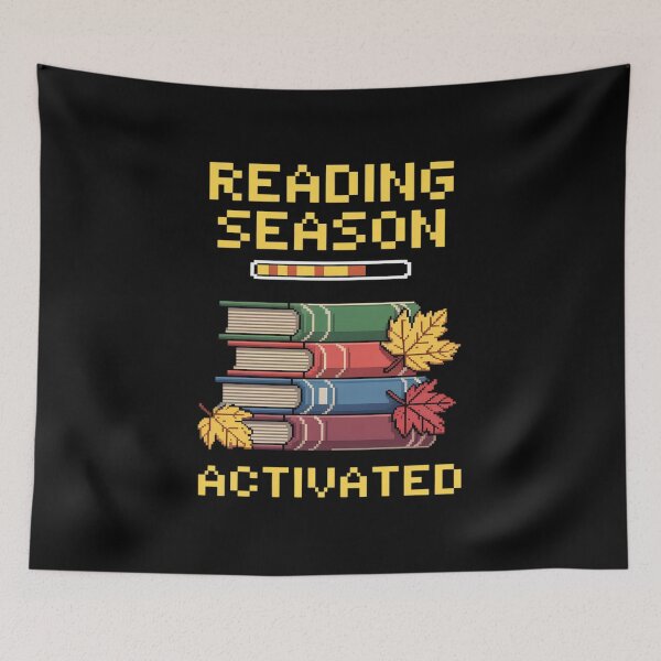 Item preview, Reading Season Activated Pixel Books Fall Leaves designed and sold by NetoGalaxy.