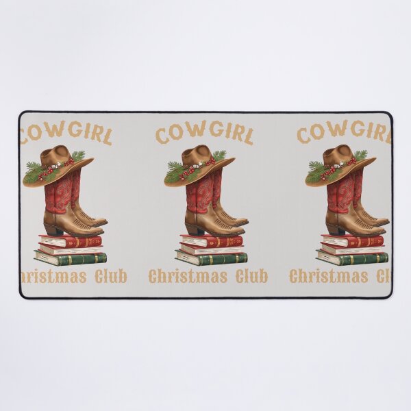 Item preview, Love books, All booked for Christmas, Cowgirl Reading Christmas Club, Cowgirl Social Club designed and sold by KolorellaS.