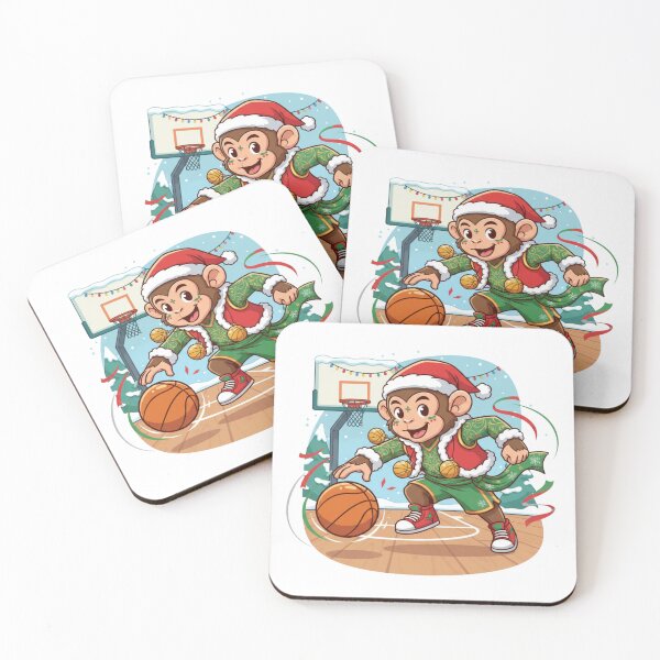 Item preview, Christmas Dribbling Monkey Mascot designed and sold by MoBoCH.