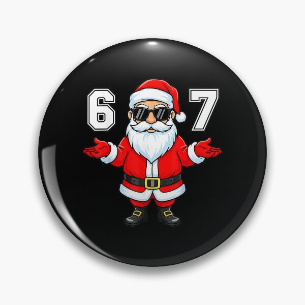 Item preview, 67 Meme Six Seven Number Funny Santa Xmas Christmas  designed and sold by JEFDodsonArt.