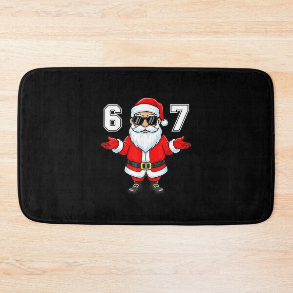 Item preview, 67 Meme Six Seven Number Funny Santa Xmas Christmas  designed and sold by JEFDodsonArt.