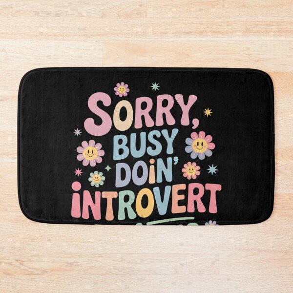 Item preview, Cute Introvert  Funny Floral designed and sold by SyncSusscess.