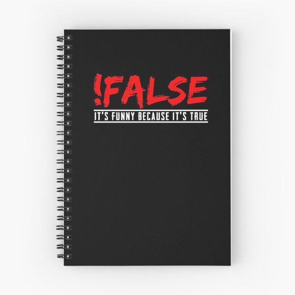 Item preview, !False True Programming Software Development Geek IT T-Shirt designed and sold by LookTwice.