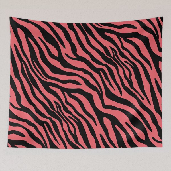 Artikelvorschau, Rosa Zebra-Druckmuster entworfen und verkauft von dk80.
