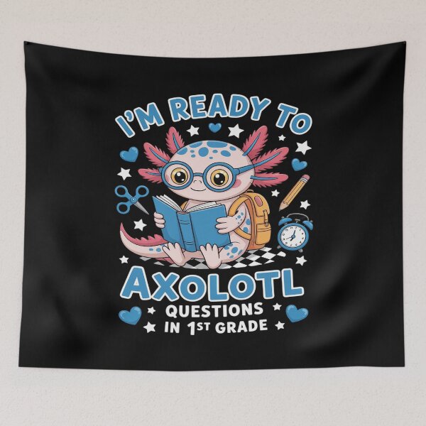 Item preview, Ready to 1st Grade Axolotl Question Back to School First Day designed and sold by NetoGalaxy.