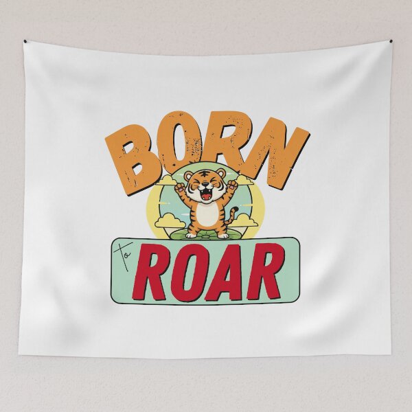 Item preview, BORN TO ROAR designed and sold by rithattdesigns.