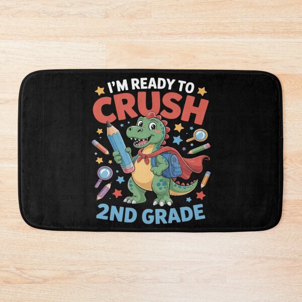Item preview, Ready to Crush 2nd Grade Back To School Dinosaur designed and sold by NetoGalaxy.