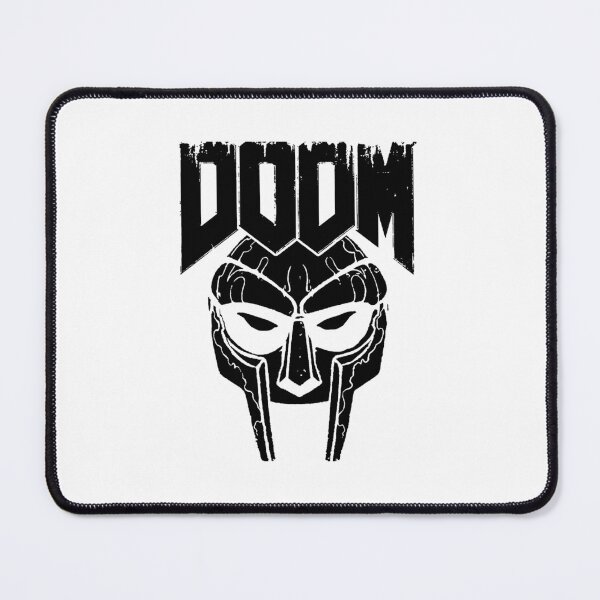 Item preview, Bold Black MF Doom Mask Symbol designed and sold by daineques.