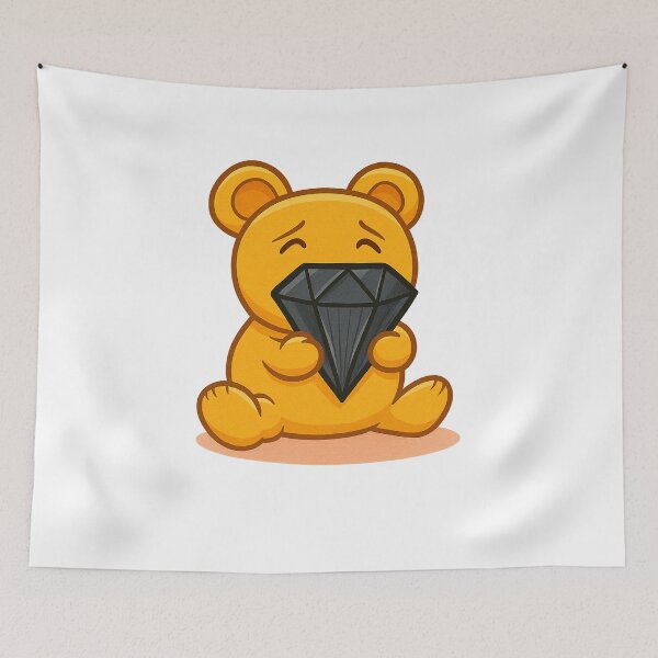 Item preview, Adorable Black Diamond Teddy Bear designed and sold by OG1design.