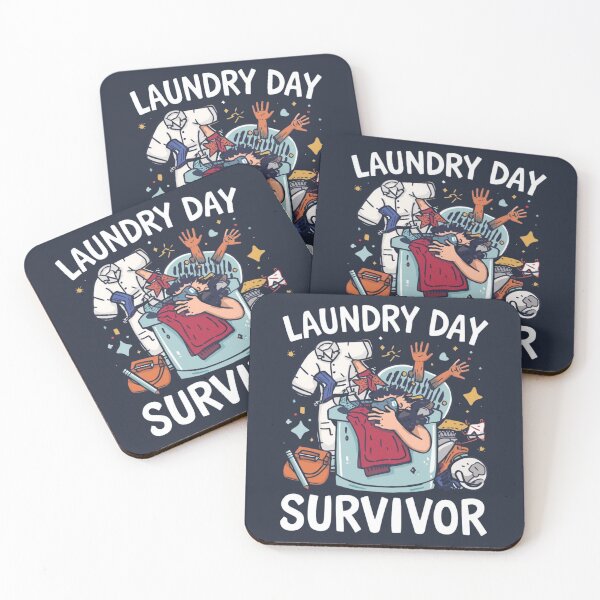 Item preview, Laundry Day Survivor – Hilarious Relatable Quote for Everyday Struggles designed and sold by Nordic Echo.