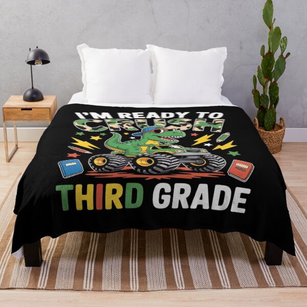 Item preview, Ready To Crush 3rd Grade T-Rex Monster Truck Camo Boys designed and sold by NetoGalaxy.
