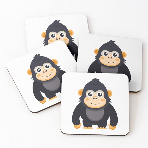 Item preview, Cute Cartoon Gorilla or Monkey Mascot designed and sold by Jirada.