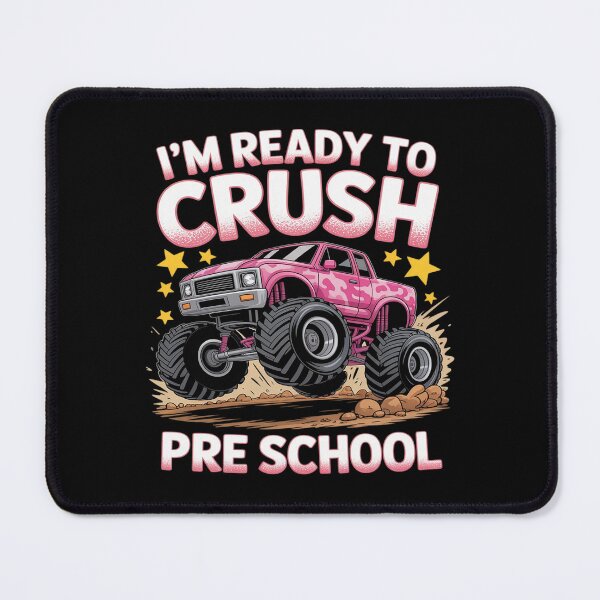 Item preview, Ready To Crush Preschool Monster Truck Girl Back to School designed and sold by NetoGalaxy.