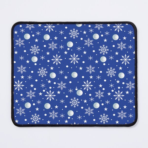 Item preview, Blue Snowflake and Star Seamless Winter Pattern designed and sold by RS4you.