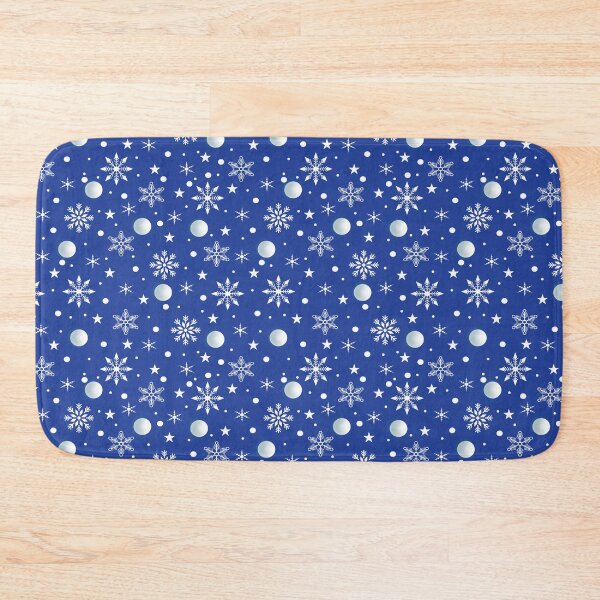 Item preview, Blue Snowflake and Star Seamless Winter Pattern designed and sold by RS4you.