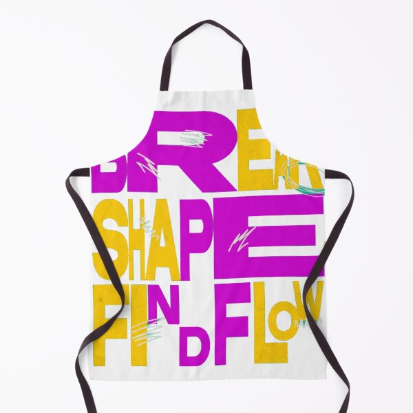 Item preview, BREAK SHAPE FIND FLOW Abstract Motivational Graphic Tee designed and sold by GenZFashion000.