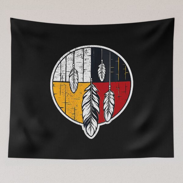Item preview, Indigenous Native American Medicine Wheel Spirit Symbol designed and sold by CaraRuth.