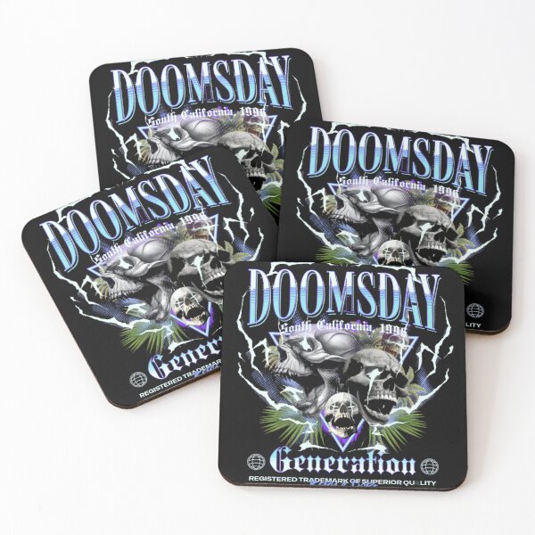 Item preview, DOOMSDAY Generation Skulls Lightning Dark Aesthetic Graphic Tee designed and sold by GenZFashion000.
